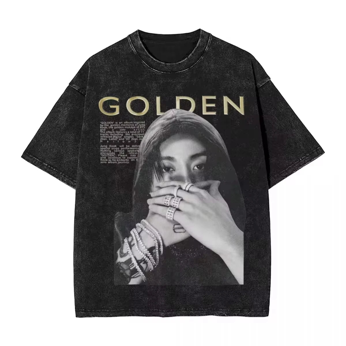 JUNGKOOK GOLDEN ロングTシャツ XL BTS JUNGKOOK Golden L/S T-Shirt - A-KPOP