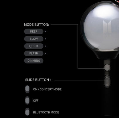 Army Bomb Official Lighstick + 7 Photo Cards