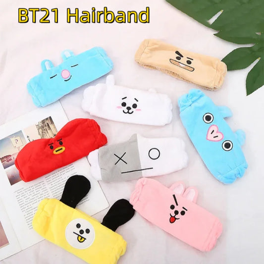 BT21 Head-Band Face Wash