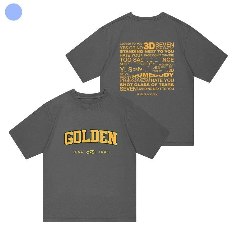 Jungkook GOLDEN T-shirts