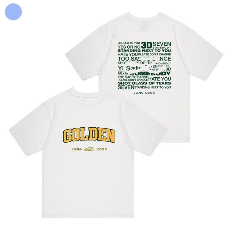 Jungkook GOLDEN T-shirts