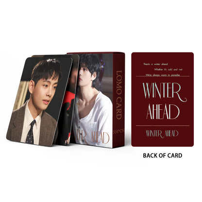 V 55Pcs/Set WINTER AHEAD PhotoCards